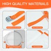 10 Ft Construction Trash Chute with Circular Top Steel Ring