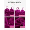 BLENCOT Sleeveless Velvet Jumpsuits For Women V Neck Spaghetti Straps
