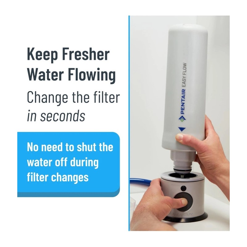 Pentair FreshPoint Easy Flow Under Sink Water Filtration System, PFAS