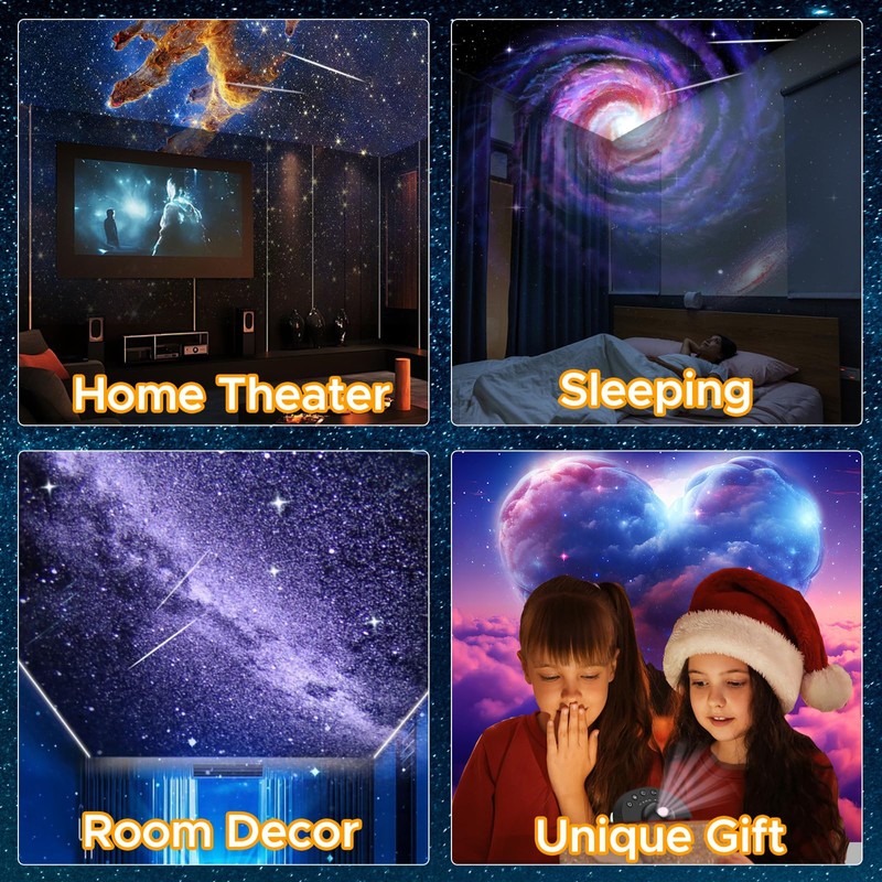 Galaxy Projector, 13 in 1 Star Light Projector Starry Sleep