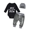 Derouetkia Newborn Baby Boy Clothes Letter Print New to The