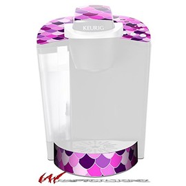 WraptorSkinz Decal Style Vinyl Skin compatible with Keurig K40 Elite Coffee Makers Scales Pink Purple (COFFEE MAKER NOT INCLUDED)