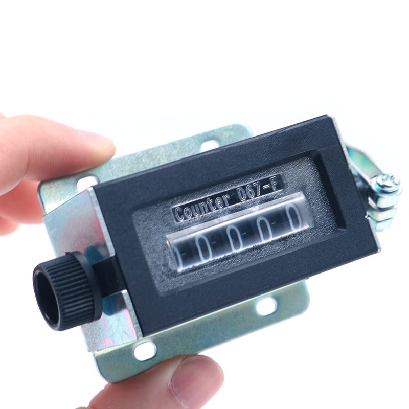 Tiardey Mechanical counter, 5-digit mechanical resettable manual hand pull counter