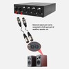 Speaker Selector, XLR 2 in 1 Out Switcher Aluminum Alloy