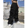 ZAFUL Women's Parachute Pants Baggy Sweatpants Y2K Overalls Go Straight