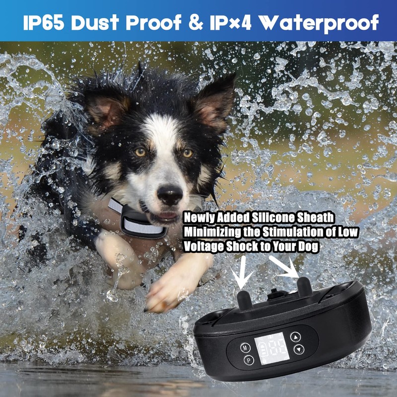 WIEZ GPS Wireless Dog Fence, Electric Dog Fence with GPS,