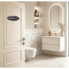 Restroom Sign, 2 Pack Restroom Signs for Business and Home,