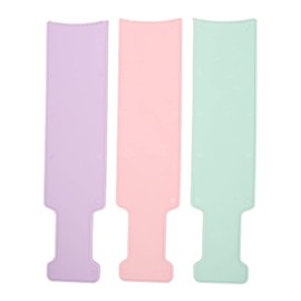 3 x Balayage Highlighting Board, Highlighting Board Barber Hair Salon Hair Dye Sectioning Paddle Set Hairdressing Tool for Colouring