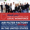 2-Pack Air Filter Factory 9 X 9 X 3/8 Inches