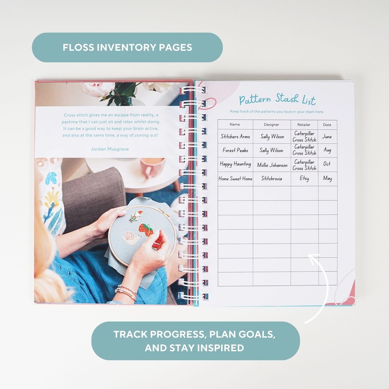 The Complete Cross Stitch Planner - Cross stitching journal incl.