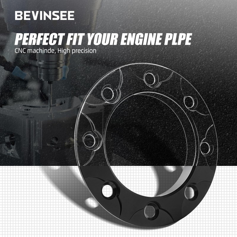Bevinsee 3" inch Escape Pipe Fender Exit Bezel Trim Ring