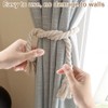 Pack of 4 Curtain Rope Tiebacks, Curtain Rope, Curtains Tiebacks