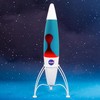 Fizz Creations NASA Inspired Rocket Lamp. Matte-Finish Space Decor Lamp