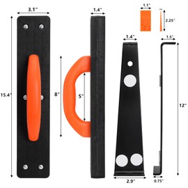 Yesland Laminate Wood Flooring Installation Kit, Heavy Big Tapping Block, Duty Pull Bar and 28pc Spacers, Professional and Efficient Vinyl Flooring Tools