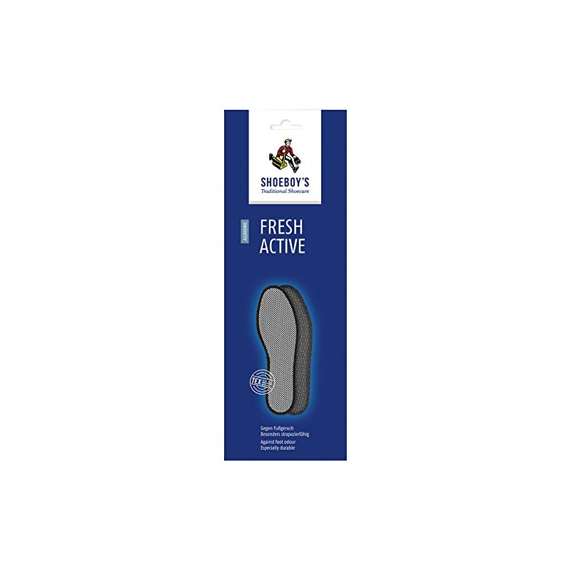 Shoeboy's Fresh Active - Moisture-Absorbing and Odour-Neutralising Insoles (Pair) 000000000008224737