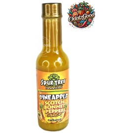 Spur Tree Pineapple Scotch Bonnet Pepper Sauce | Product of Jamaica | 5 oz (148m - 4 Pack