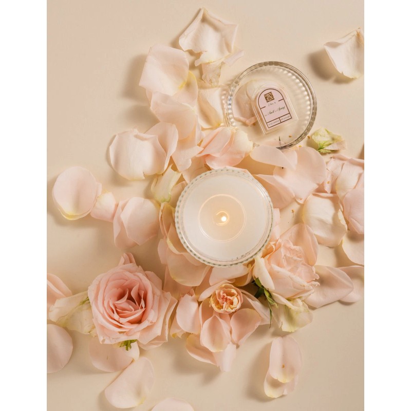 Aromatique The Smell of Spring Scented Candle Silver Metallic Decoration