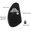 mouse vertical inalámbrico negro inalámbrico ergonómico vertical Ergo Óptico 2.4G