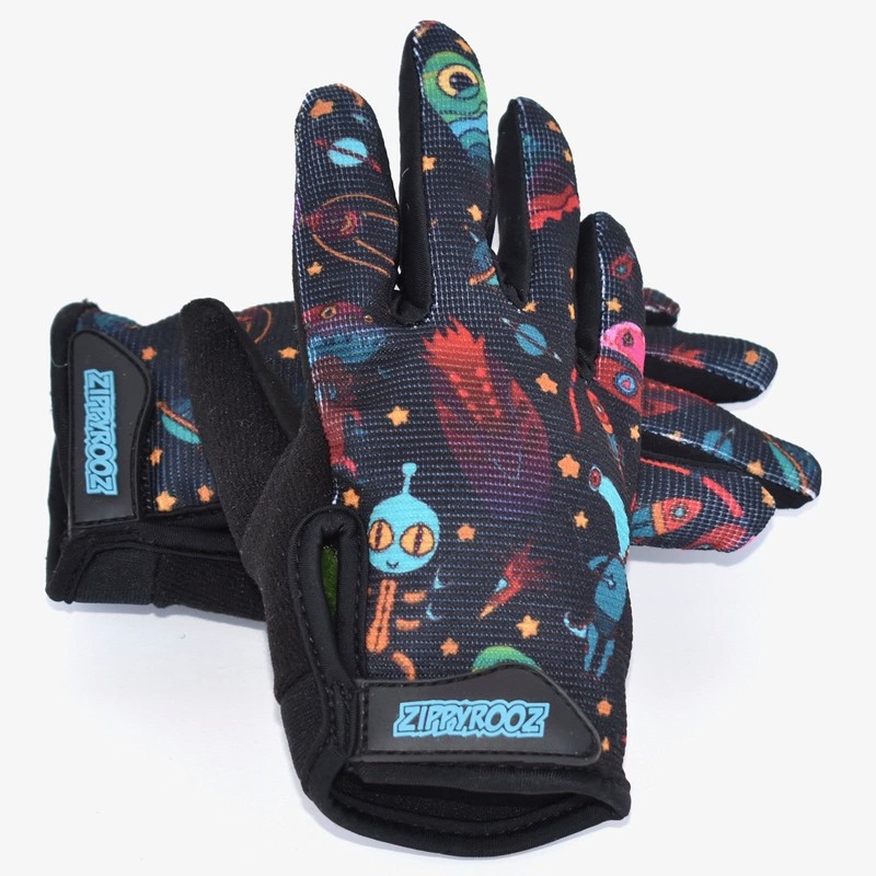 ZippyRooz Guantes de bicicleta para niños pequeños y pequeños, tamaño