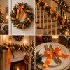 tenn well Orange Ribbon 50mm, 22 Meters Fabric Satin Ribbon