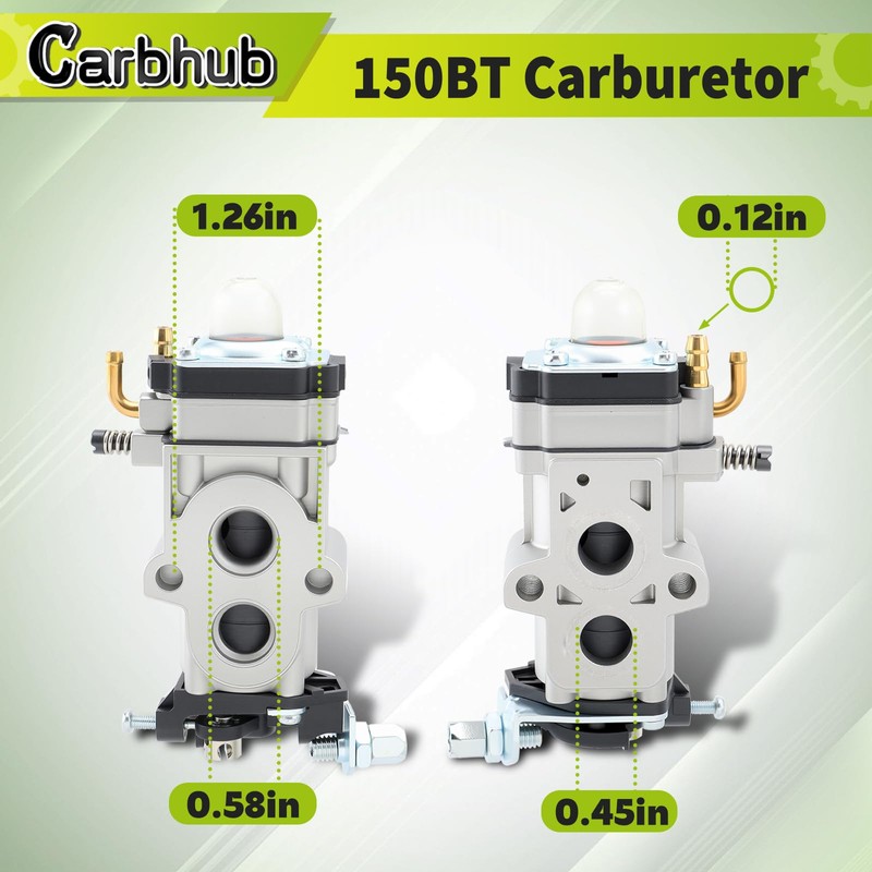 Carbhub 150BT Carburetor for Husqvarna 150BF 350BT 350BF 560BFS 560BTS