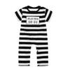 Baby Boys' Prisoner Costume Bodysuit (Short Prisoner, 0-3 Months)