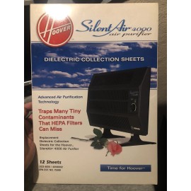 Hoover Silent Air 4000 Air Purifier Dcs-4000 12 Sheets Dielectric Collection New