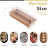 50 Pack 7.5x3.3 Inches Small Charcuterie Boxes with Clear Lids