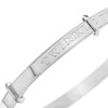 Ornami Sterling Silver Expander Bangle with Message