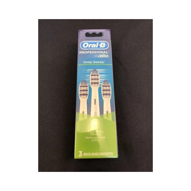 Oral-B 3 ORAL-B Deep Sweep Replacement Toothbrush Tooth Brush Heads