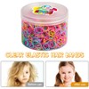 Pack of 1500 Hair Bobbles Small Rubber Bands Colourful Hair