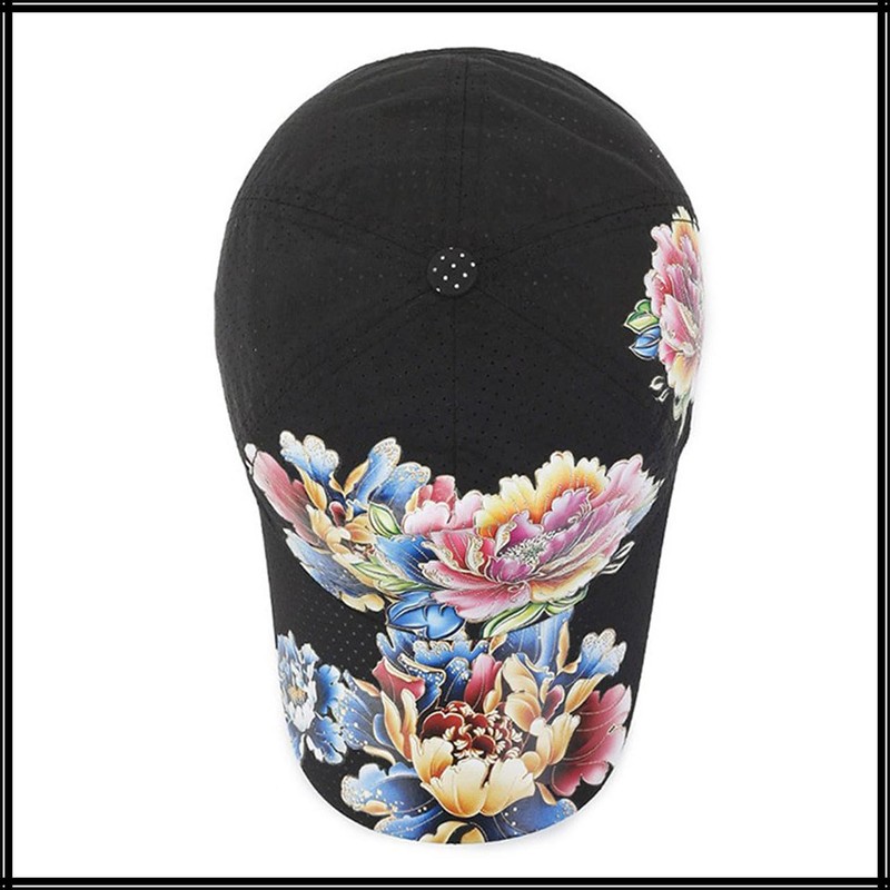 White Fang CA787 Floral Mesh Cap, Hat, Outdoors, Fishing, Golf,
