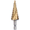 3Pcs Hex Shank Step Drill Bit High Speed Steel Sturdy