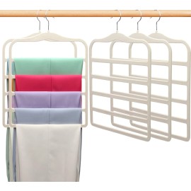 SHUKEEKA Closet Organizers and Storage,5 Pack Velvet White