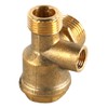 Laroal 3 Way Brass Air Compressor Check Valve Male Thread