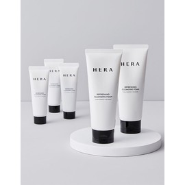 Hera [헤라] 리프레싱 폼 듀오 기획세트 (본품 160G*2개, 증정 45G*3개) [Hera] Refreshing Foam Duo Set (Main Product 160G*2, Gift 45G*3)