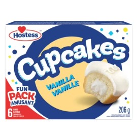 Hostess Vanilla Cupcakes, 206g