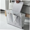 LIFKOME 1pc Felt Bedside Organizer Portable Storage Bag with Multiple