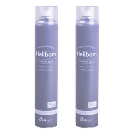 Helium Gas 2.3 fl oz (9.5 L), Set of 2, Foil Balloons, Refill, Helibone, Diva (Can Not Be Used with Latex Balloons), For Balloons