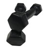 Ivanko Rubber Dumbbells, 1 lb (Pair)