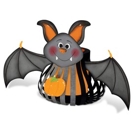 Ursus 18720003F Lantern Craft Set "Bat", Complete Set with All Materials for DIY 3D Lantern, Includes Instructions (English language not guaranteed), Ideal for Saint Martin, Lantern Parade or Autumn
