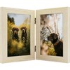 Frametory, 5x7 Double Picture Frame Hinged 2 Photos Frame Collage,