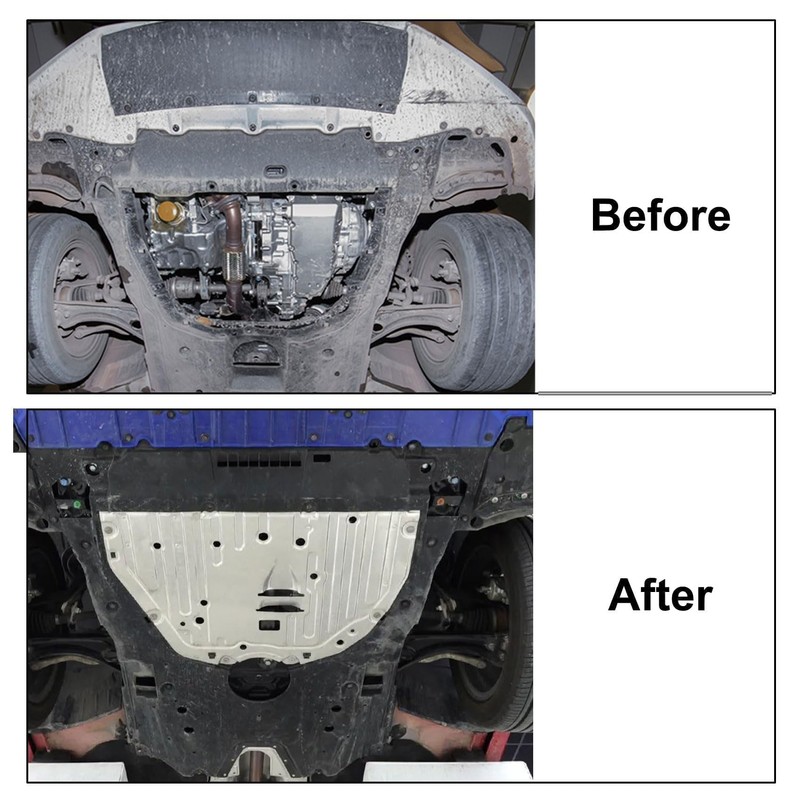 Priprilod Engine Splash Guard Under Car Shield Cover Board with