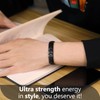 FeracoPulsera magnética para hombres pulsera de tratamiento magnético de acero