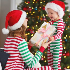 Christmas Wrapping Paper, Gold and Black Set with Gift Tags, Elk, Snowflake Pattern, Modern Stylish Xmas Wrapping Paper for Gift Wrapping, 6 Sheets, 70 x 50 cm