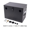 Peastorm Lockable Car/RV/Marine Battery Box, Adjustable Steel Battery Relocation Kit