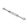 5Pcs Turnbuckle Hook and Eye Wire Rope Tension 304 Stainless