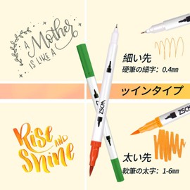 M ZSCM Color Pens, 60 Colors Set, Watercolor Brushes, Artist Drawing Brushes, Fine Point, Dual Tip, Art Marker Pen Set, Painting Brushes, Coloring Book, Office Supplies, Stationery