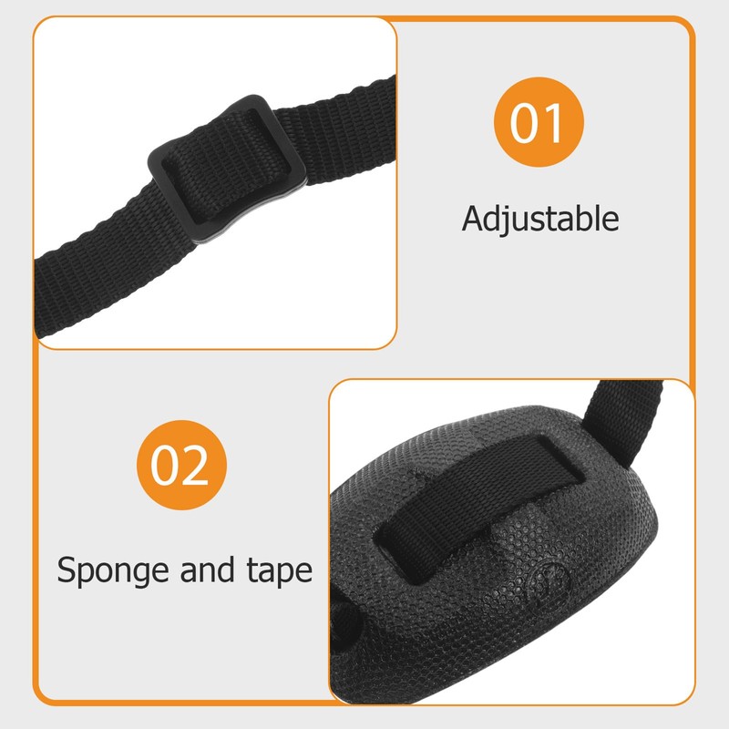 Abaodam Adjustable Sports Helmet Chin Strap Replacement with Foam Padding