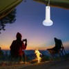 Solar Panel Powered Light Bulb Movable Charging Emergency Lamp for